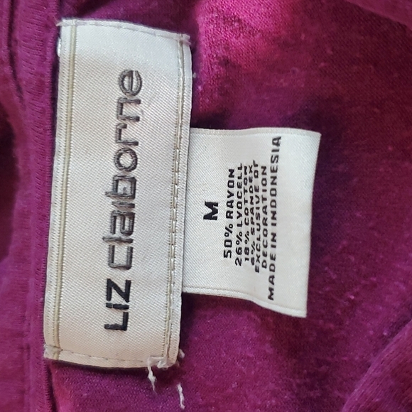 Liz Claiborne Blouse SZ MD - Picture 5 of 6